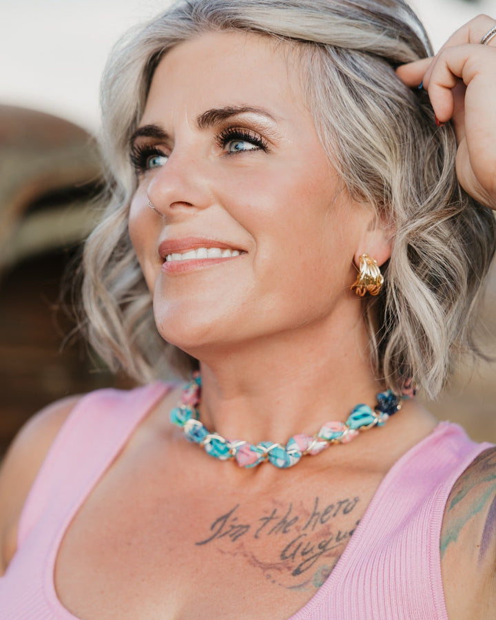 The Scout Chain Scarf Necklace - Timber &amp; Velvet Boutique