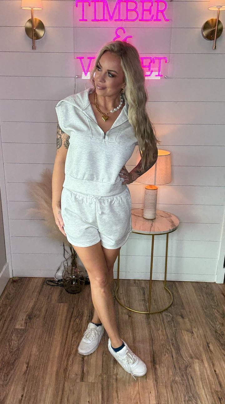 The Scuba Lounge Short Set - Timber &amp; Velvet Boutique