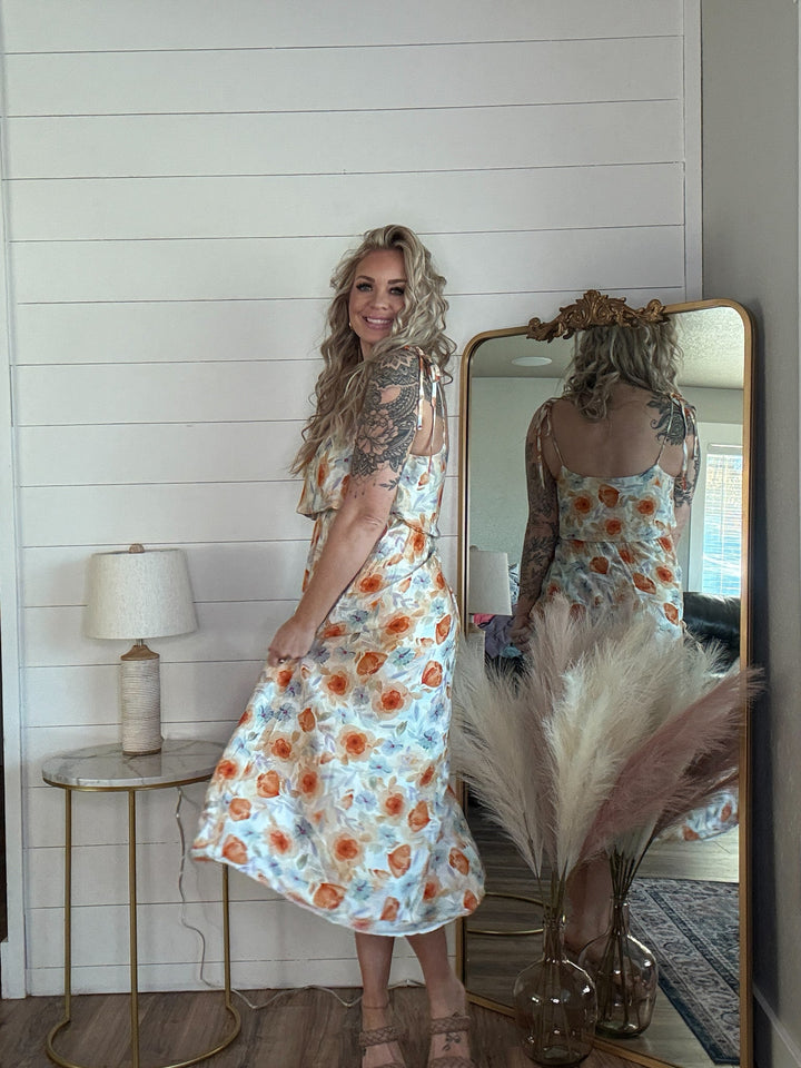 The Sienna Midi Dress - Timber &amp; Velvet Boutique