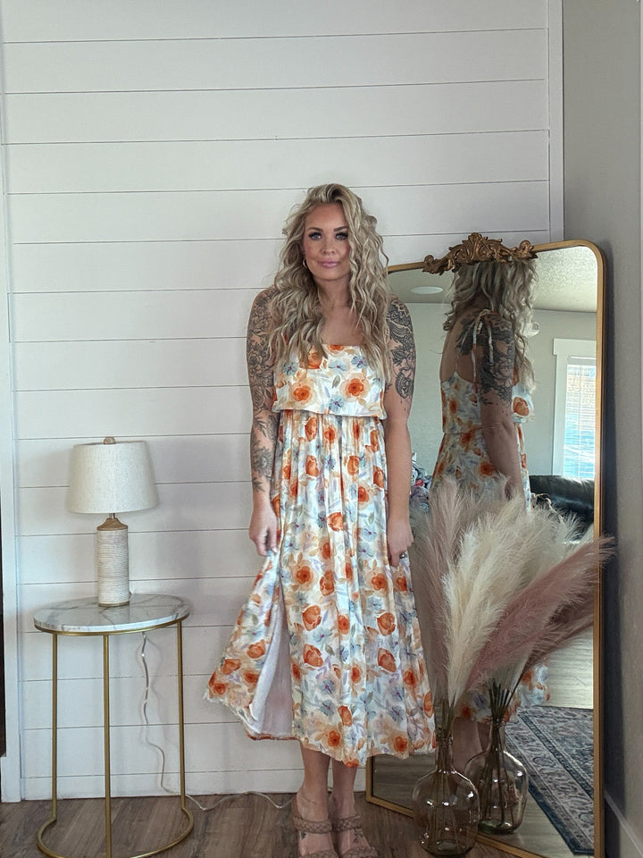 The Sienna Midi Dress - Timber &amp; Velvet Boutique