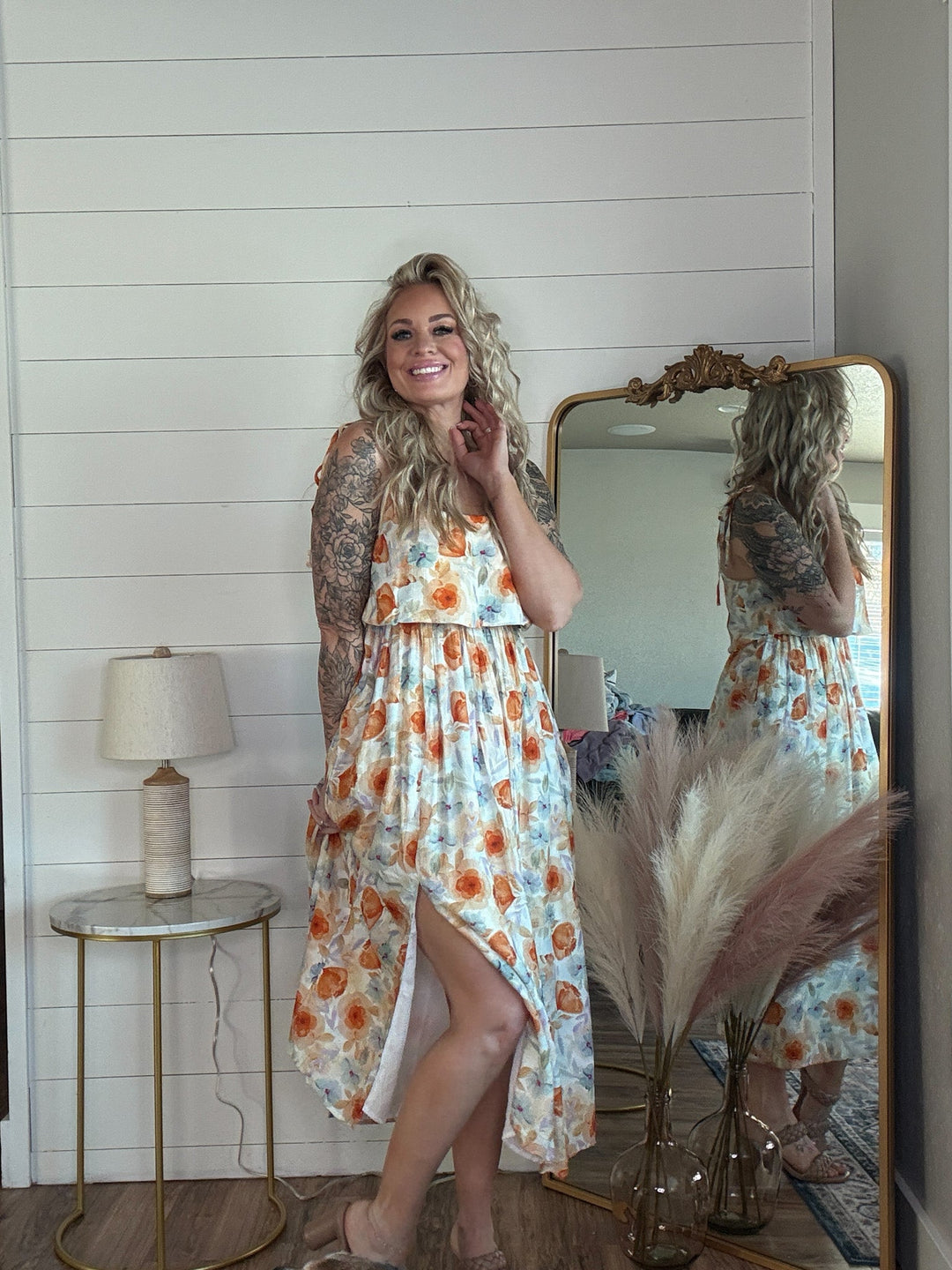 The Sienna Midi Dress - Timber &amp; Velvet Boutique