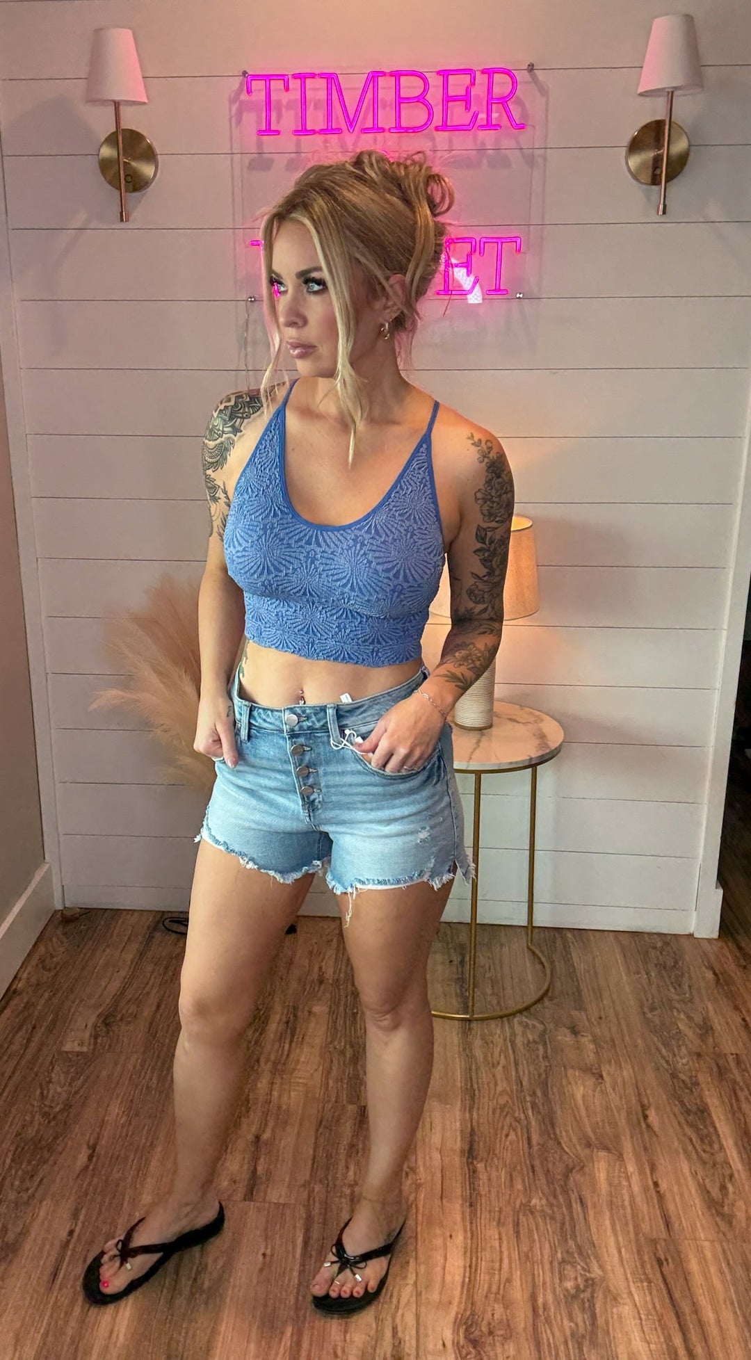 The Skylar Crop Tank - Timber &amp; Velvet Boutique