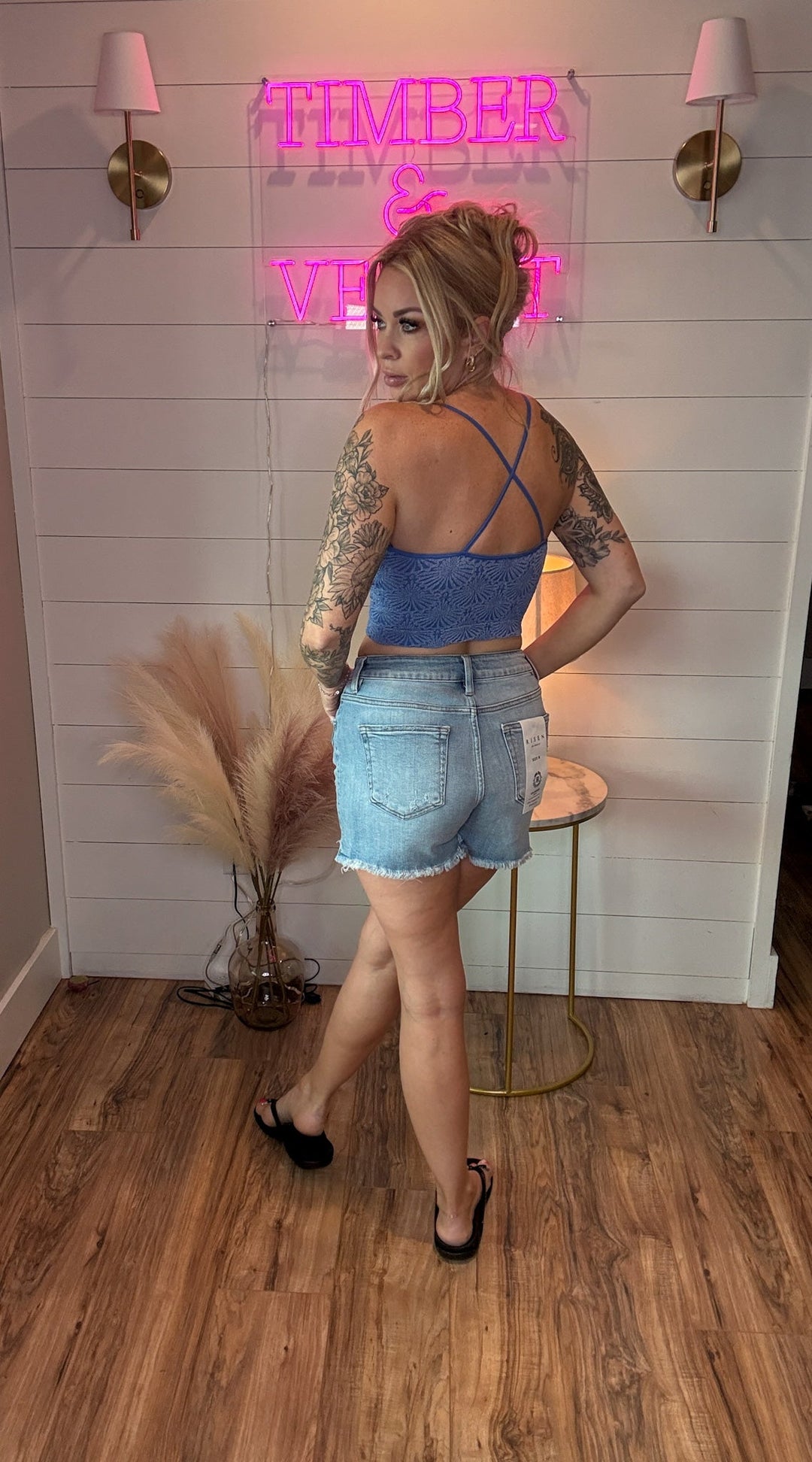 The Skylar Crop Tank - Timber &amp; Velvet Boutique