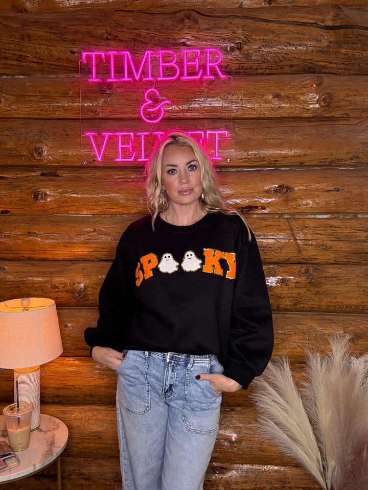 The Spooky Sweatshirt - Timber &amp; Velvet Boutique