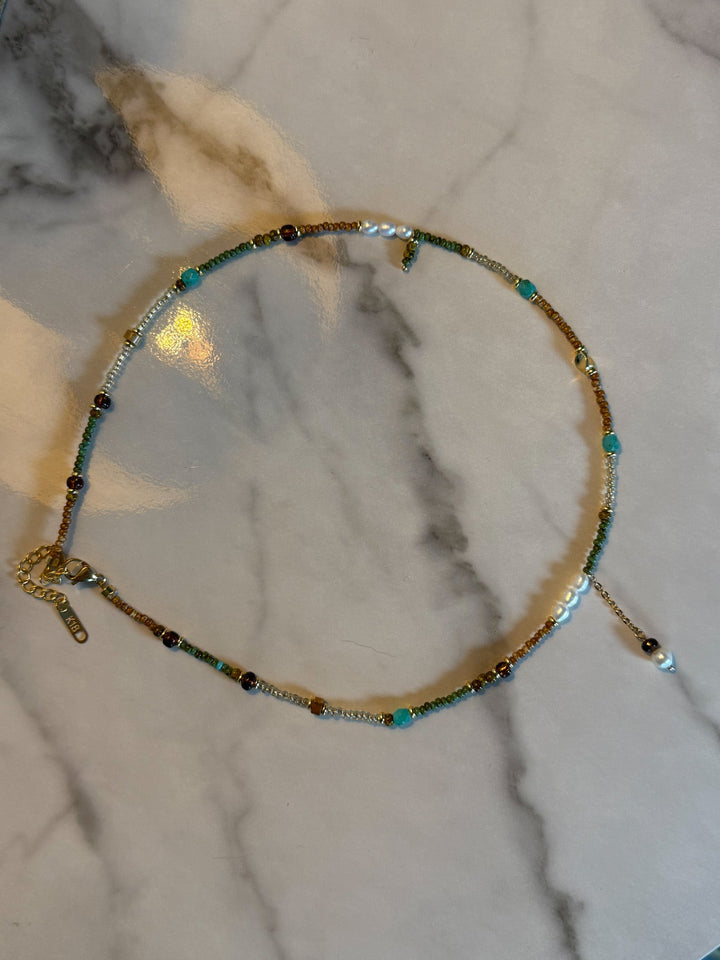 The Timber Trio - Juliette Bohemian Beaded Stack Necklaces - Timber &amp; Velvet Boutique