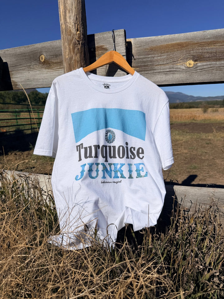 The Turquoise Junkie Tee - Timber &amp; Velvet Boutique