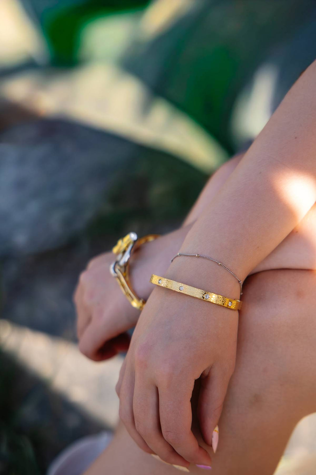 The Valerie Gold Snakeskin Bangle - Timber &amp; Velvet Boutique