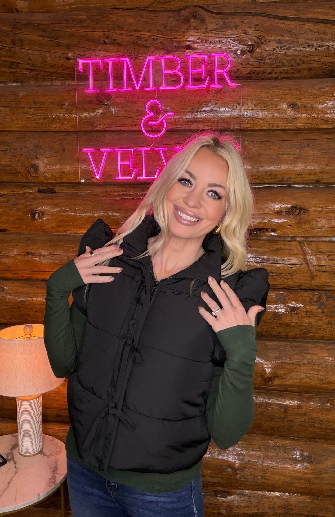 The Vanessa Puffer Vest - Timber &amp; Velvet Boutique