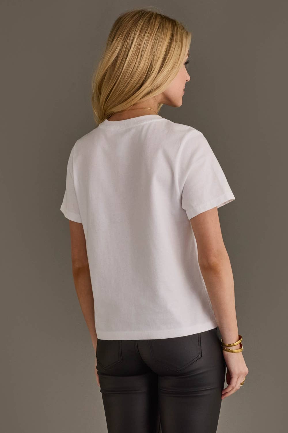 Western Road Trip Graphic Tee: White Cowboy Boots Design - Timber &amp; Velvet Boutique